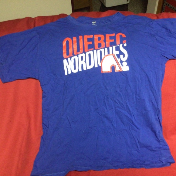 NHL QUEBEC Nordiques tshirt - Picture 1 of 2